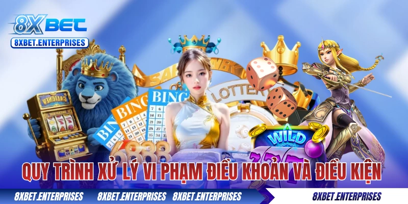 Quy trình xử lý vi phạm điều khoản và điều kiện 8xbet