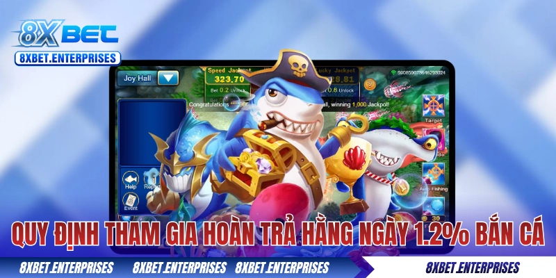 Quy định tham gia hoàn trả hằng ngày 1.2% tại bắn cá